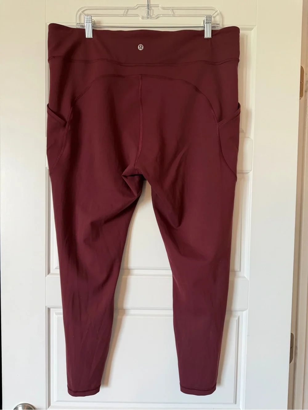 Lululemon Women's Invigorate High-Rise Maroon Active Leggings